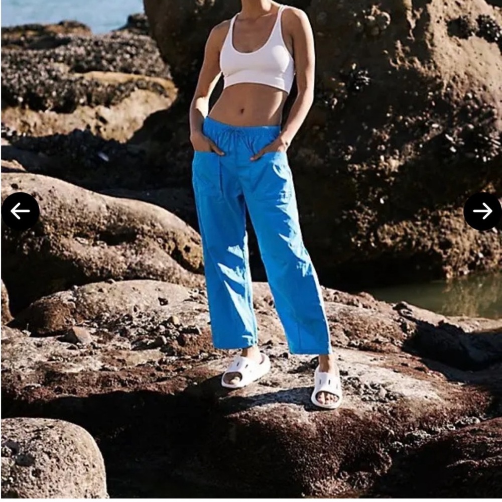 FP Movement Fly By Night Pants in Riviera Blue - Picture 2 of 3